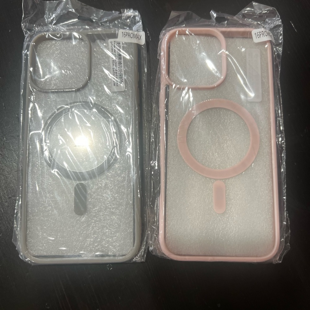 Source Unknown Dual-Tone Phone Cases - Pink and Gray